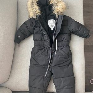 Toddler winter snowsuit with mittens Deux par Deux